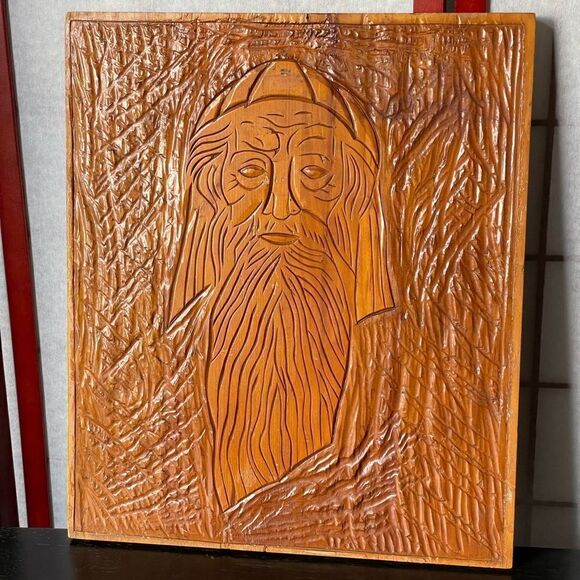 Hand Carved Original Artwork Made of Solid Oak Wood - Picture 7 of 11